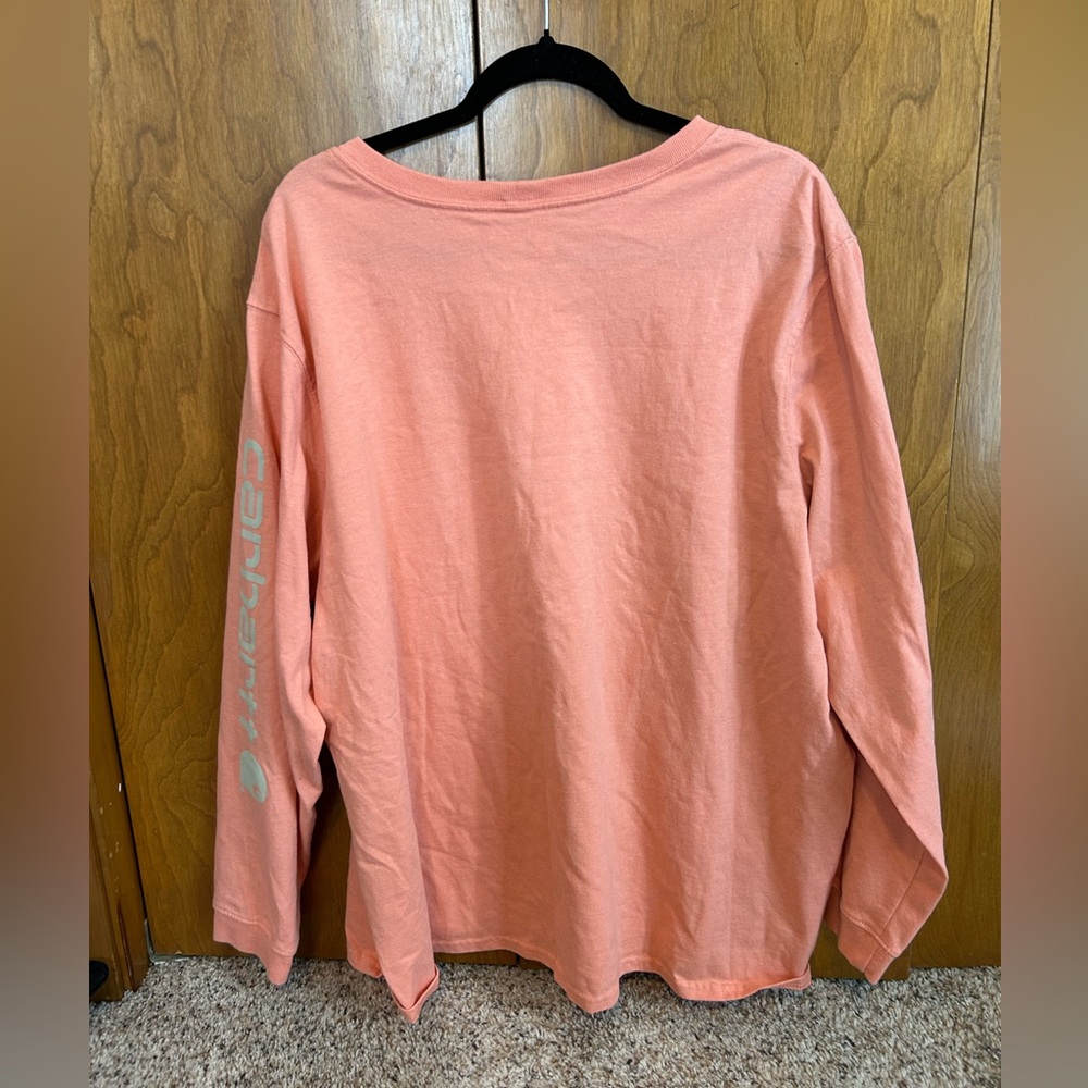 Women’s Carhartt Coral Long Sleeve Tee - Picture 2 of 2